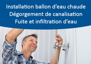 Installation ballon d'eau chaude